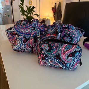 Vibrant Paisley Women's Bag Set